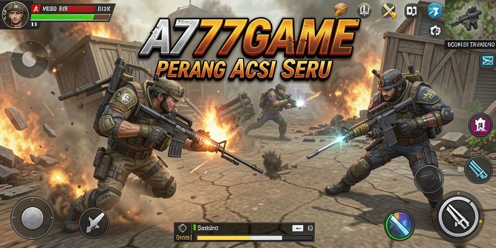 Tampilan menyeramkan di tengah pertempuran mendebarkan A777GAME.