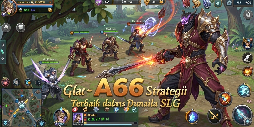 Tampilan gameplay strategis yang menarik di AA666.
