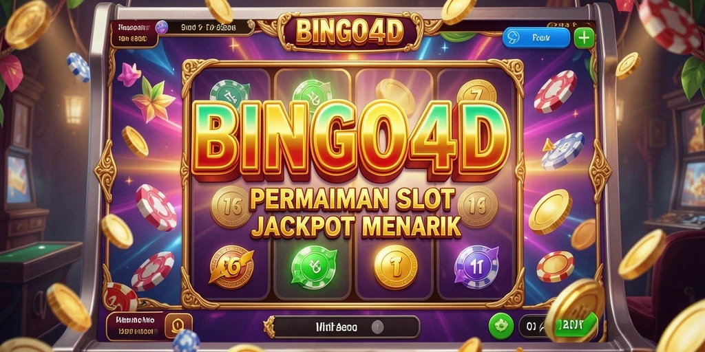 Tampilan menawan dari gameplay BINGO4D yang penuh warna.