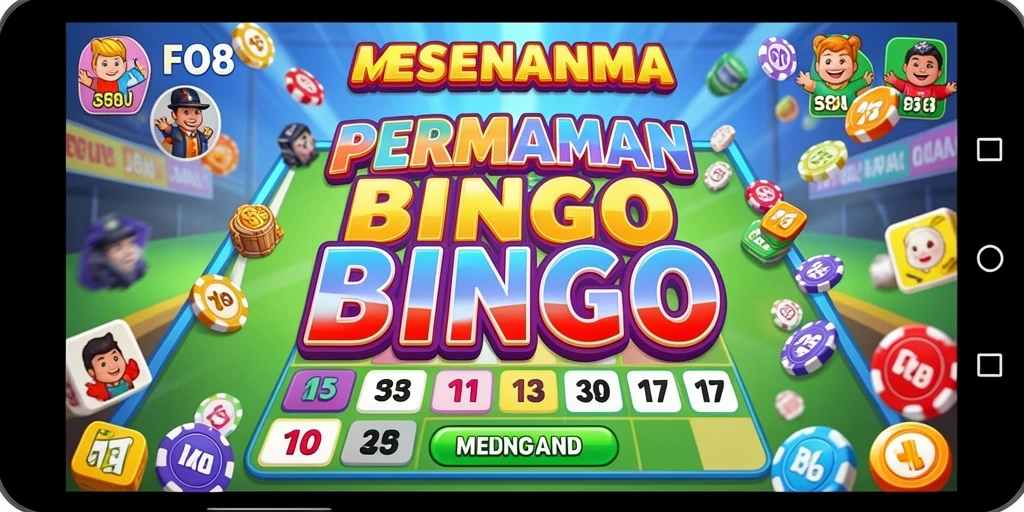 Tampilan gameplay Bingo yang seru dan interaktif di FO8.