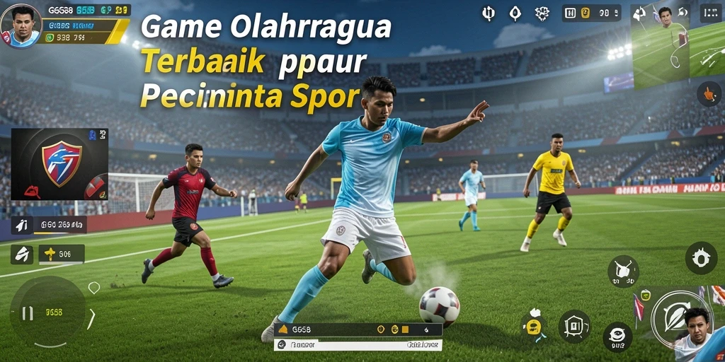 Tampilan menyerupai turnamen olahraga yang seru dan menantang.
