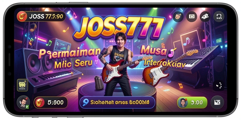 Tangkapan layar JOSS777 menampilkan permainan musik yang interaktif dan menyenangkan.