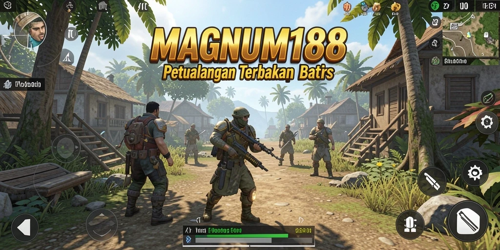 Skrinsut dari gameplay <strong>MAGNUM188</strong> yang menunjukkan eksplorasi dalam dunia terbuka.