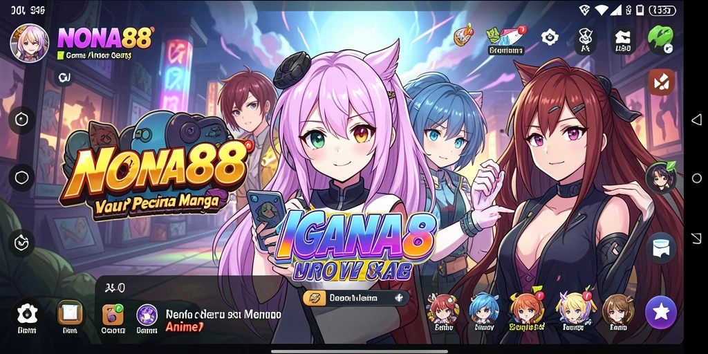 Tangkapan layar NONA88 menampilkan aksi dan karakter Anime yang menarik.
