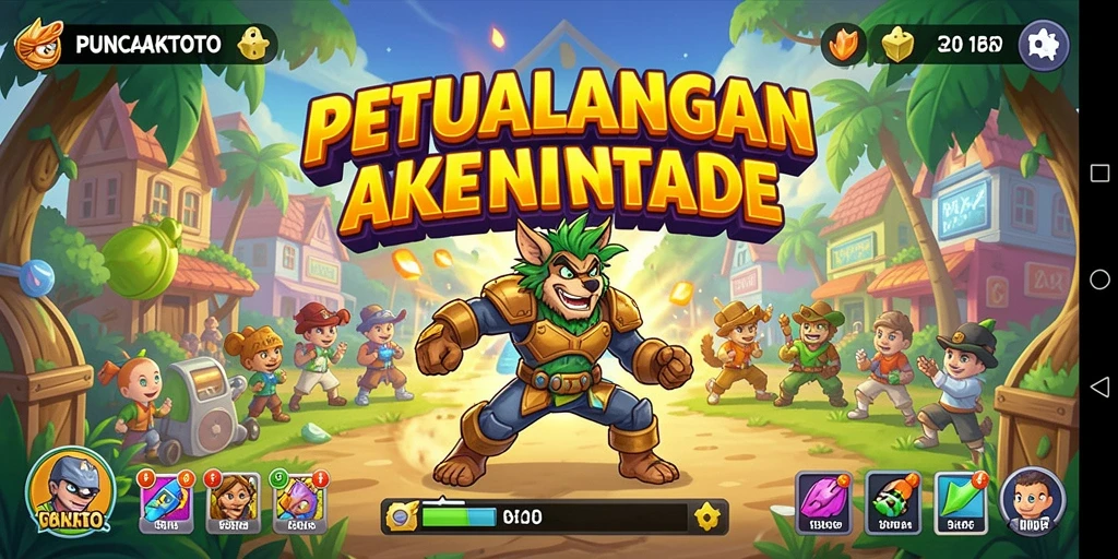 Tampilan gameplay seru PUNCAKTOTO dalam aksi.