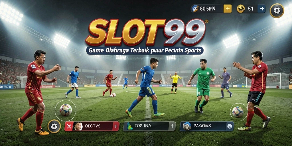 Tampilan permainan menarik dengan fitur olahraga yang dinamis.