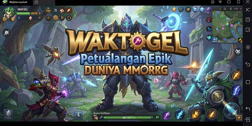Gameplay WAKTOGEL yang seru dan menantang dalam dunia MMORPG.