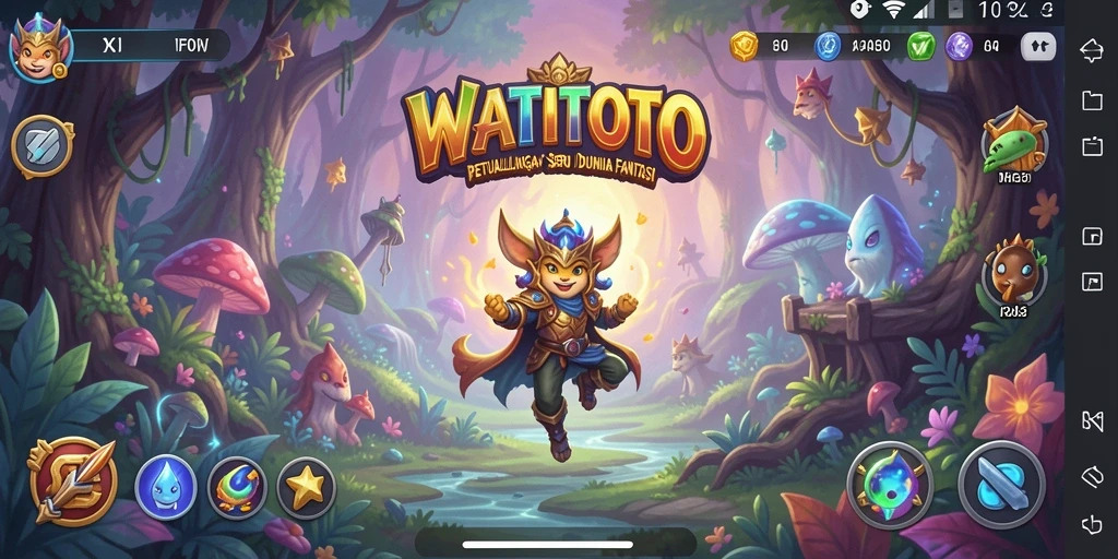 Tampilan gameplay menakjubkan di dunia petualangan WATITOTO.