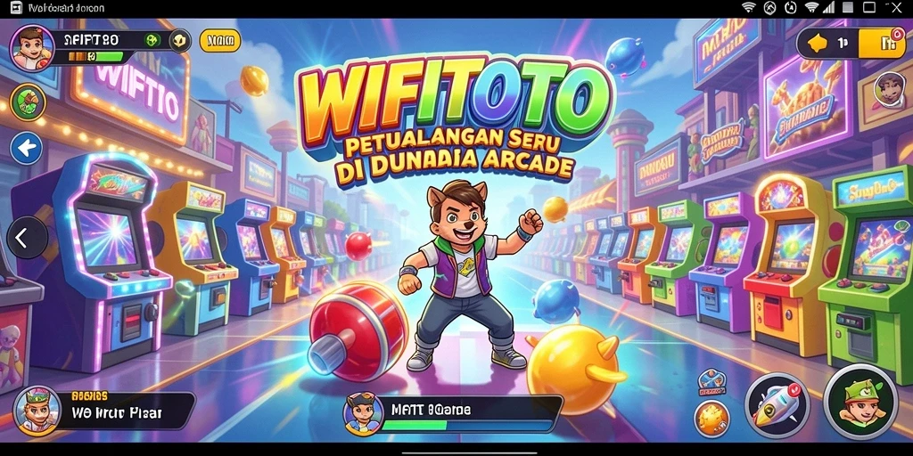 Tampilan layar permainan WIFITOTO dengan aksi seru di dalam game Arcade.